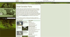 Desktop Screenshot of canadianparks.com